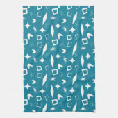 Mitte Mod Atomic Mitte des Jahrhunderts Modernes R Geschirrtuch (Vertikal)