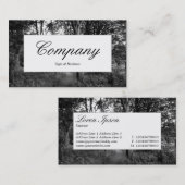 Mitte - Pfad im Wald Visitenkarte (Vorne/Hinten)