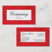 Mitte - Teppich 01 Visitenkarte (Vorne/Hinten)