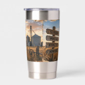 Mitte von Nirgendwo Glasgow Montana Thermobecher (Rechts)