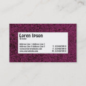 Mitte - Wollteppich 02 Visitenkarte (Rückseite)