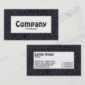 Mitte - Wollteppich Visitenkarte (Vorne/Hinten)