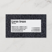 Mitte - Wollteppich Visitenkarte (Rückseite)