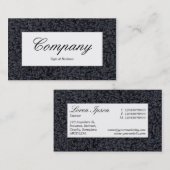 Mitte - Wollteppich Visitenkarte (Vorne/Hinten)