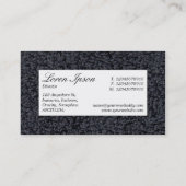 Mitte - Wollteppich Visitenkarte (Rückseite)