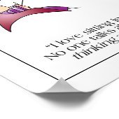 MITTE ZIMMER Cartoon Poster (Ecke)