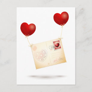 Mitteilung der Liebe Postkarte