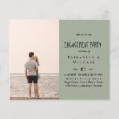 MITTEILUNG DES MITTELS ZUR VERLOBUNG VON FOTO (Vorderseite)