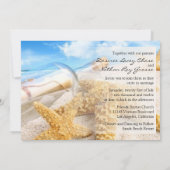 Mitteilung eine in den einladung (Rückseite)