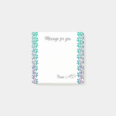 Mitteilung für Ihre Hinweise Post-it Klebezettel (Vorderseite)