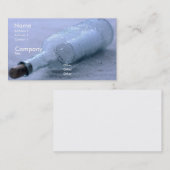 Mitteilung im Sand Visitenkarte (Vorne/Hinten)