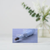 Mitteilung im Sand Visitenkarte (Stehend Vorderseite)