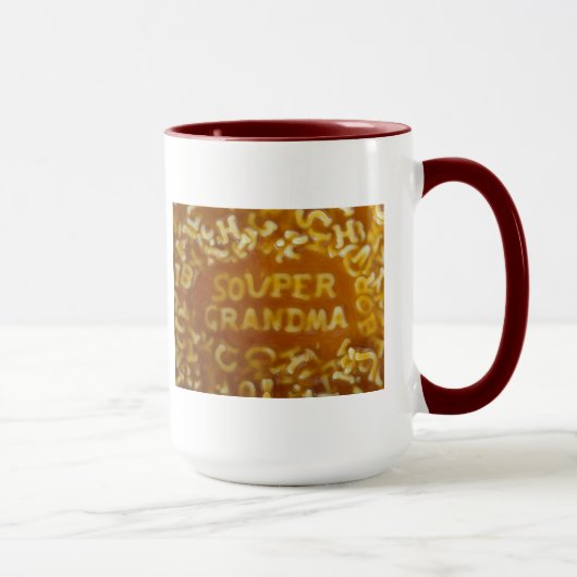 Mitteilung in meiner Suppen-Großmutter-Tasse Tasse (Rechts)