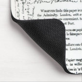 Mitteilung Johns Franklins Mousepad (Ecke)