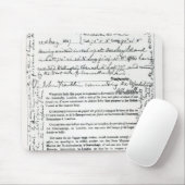 Mitteilung Johns Franklins Mousepad (Mit Mouse)
