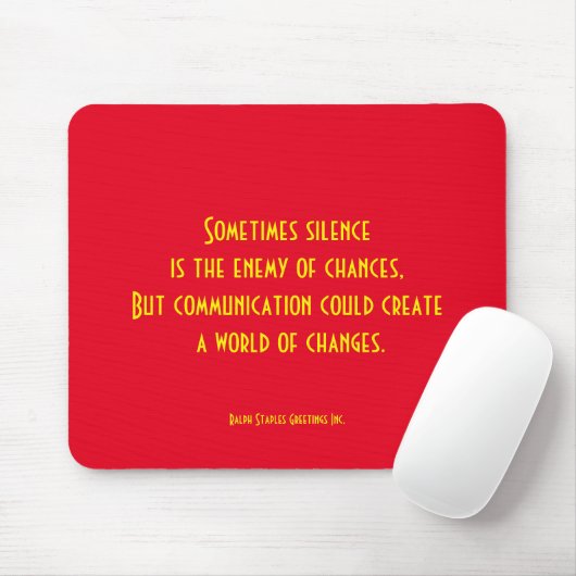Mitteilung Mousepad (Mit Mouse)