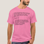 Mitteilung T-Shirt (Vorderseite)