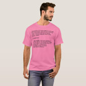 Mitteilung T-Shirt (Vorne ganz)