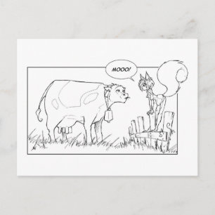 Mitteilung über den Umfang Postkarte