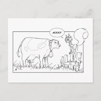 Mitteilung über den Umfang Postkarte