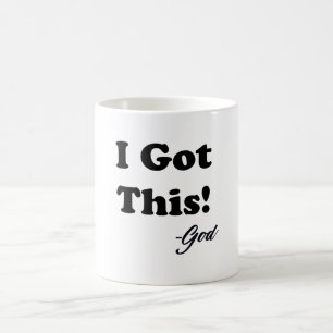 Mitteilung vom Gott Kaffeetasse