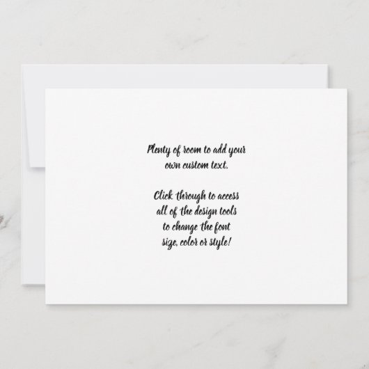 Mitteilung von Sandro Botticelli Einladung (Rückseite)