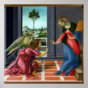 Mitteilung von Sandro Botticelli Poster