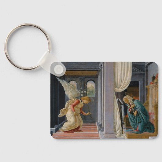 Mitteilung von Sandro Botticelli Schlüsselanhänger (Rückseite)