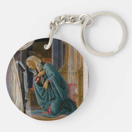 Mitteilung von Sandro Botticelli Schlüsselanhänger (Rückseite)