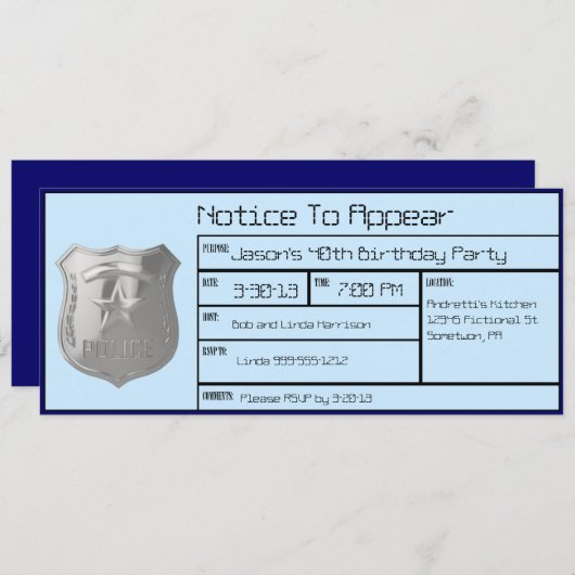 Mitteilung zu erscheinen kundenspezifisches einladung (Vorne/Hinten)