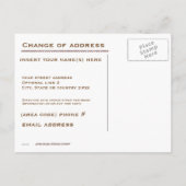 Mitteilung zum Thema Fun Moving Ankündigungspostkarte (Rückseite)