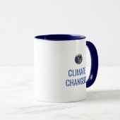 Mitteilung zur Sensibilisierung für den Klimawande Tasse (VorderseiteRechts)