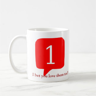 Mitteilungen, wettete ich Sie Liebe sie auch! Kaffeetasse