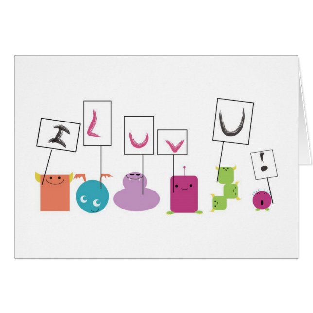 Mitteilungmonster (Vorderseite (Horizontal))