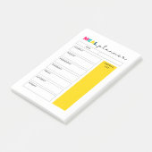 Mitteilungsblätter Post-it Klebezettel (angewinkelt)