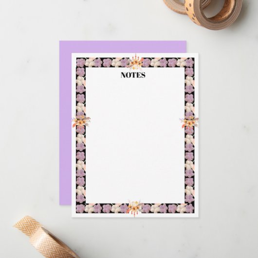 Mitteilungskarte (Vorderseite/Rückseite Beispiel)