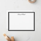 Mitteilungskarte (Vorderseite/Rückseite Beispiel)