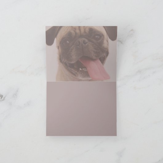 Mitteilungskarte (Innenseite)