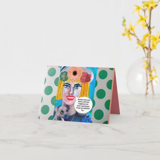 Mitteilungskarte (Gelbe Blume)