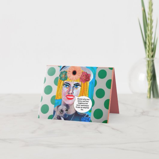 Mitteilungskarte (Vorderseite)