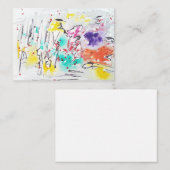 Mitteilungskarte (Vorne/Hinten)