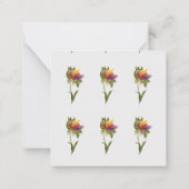 Mitteilungskarte (Rückseite)