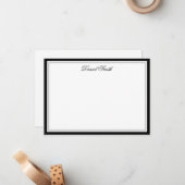 Mitteilungskarte (Vorderseite/Rückseite Beispiel)