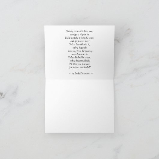 Mitteilungskarte (Innenseite)