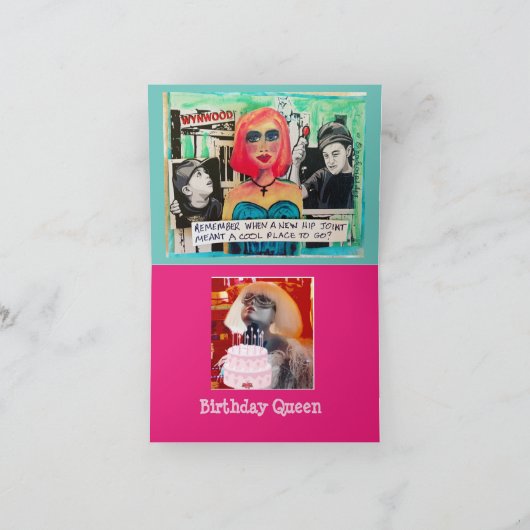 Mitteilungskarte (Innenseite)