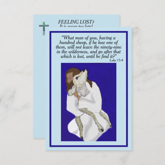 Mitteilungskarte (Vorne/Hinten)