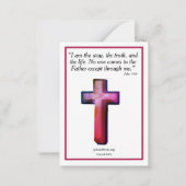 Mitteilungskarte (Vorderseite)