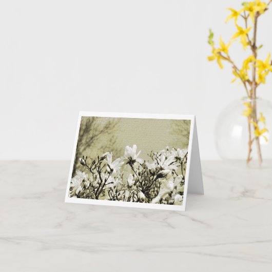 Mitteilungskarte (Gelbe Blume)