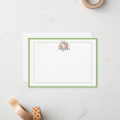 Mitteilungskarte (Vorderseite/Rückseite Beispiel)