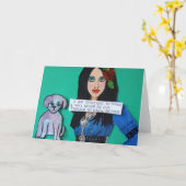 MITTEILUNGSKARTE. IM BEGINN ZU DENKEN KARTE (Gelbe Blume)